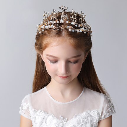 Gold Silver Color Crystal Crowns - Cute As A Button Boutique