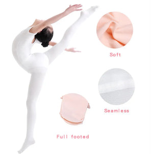 Children Girls Ballet Dance Tights Kids Adult Nylon Leggings Gymnastics Dance Ballet Pantyhose 3 Pairs - Cute As A Button Boutique