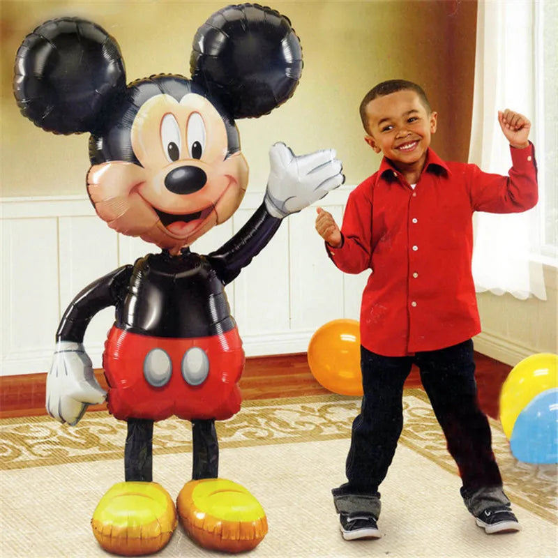 Giant Mickey Minnie Mouse Balloons Disney Cartoon Foil Balloon Party Decorations - Cute As A Button Boutique