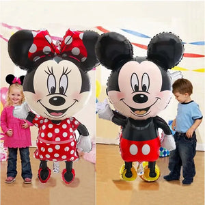 Giant Mickey Minnie Mouse Balloons Disney Cartoon Foil Balloon Party Decorations - Cute As A Button Boutique