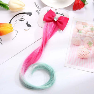 Cute Children Hair Clips Headdress Ponytail Hair Colorful Pigtail - Cute As A Button Boutique