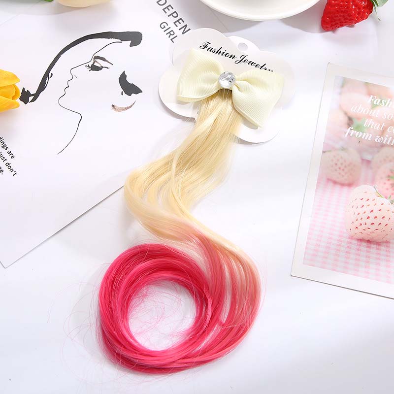 Cute Children Hair Clips Headdress Ponytail Hair Colorful Pigtail - Cute As A Button Boutique