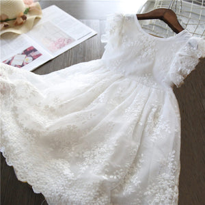 Elegant Lace Flower Dress - Cute As A Button Boutique