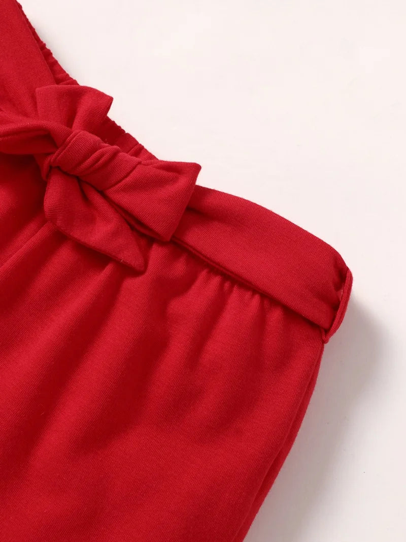 Baby Girl Summer Clothes Sets Flower Print Strap Tops+short Pants 2 Pcs Set