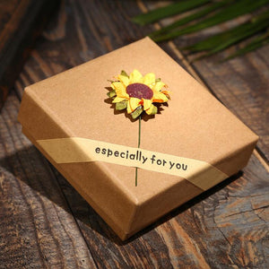 You Are My Sunshine Sunflower Necklaces Pendant for Women Gold Color Daisy Choker Charm Jewelry - Cute As A Button Boutique