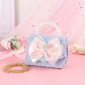 Bow Pearl Handbag - Cute As A Button Boutique