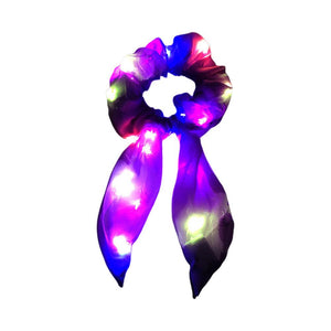 LED Luminous Hair Band Scrunchies - Cute As A Button Boutique