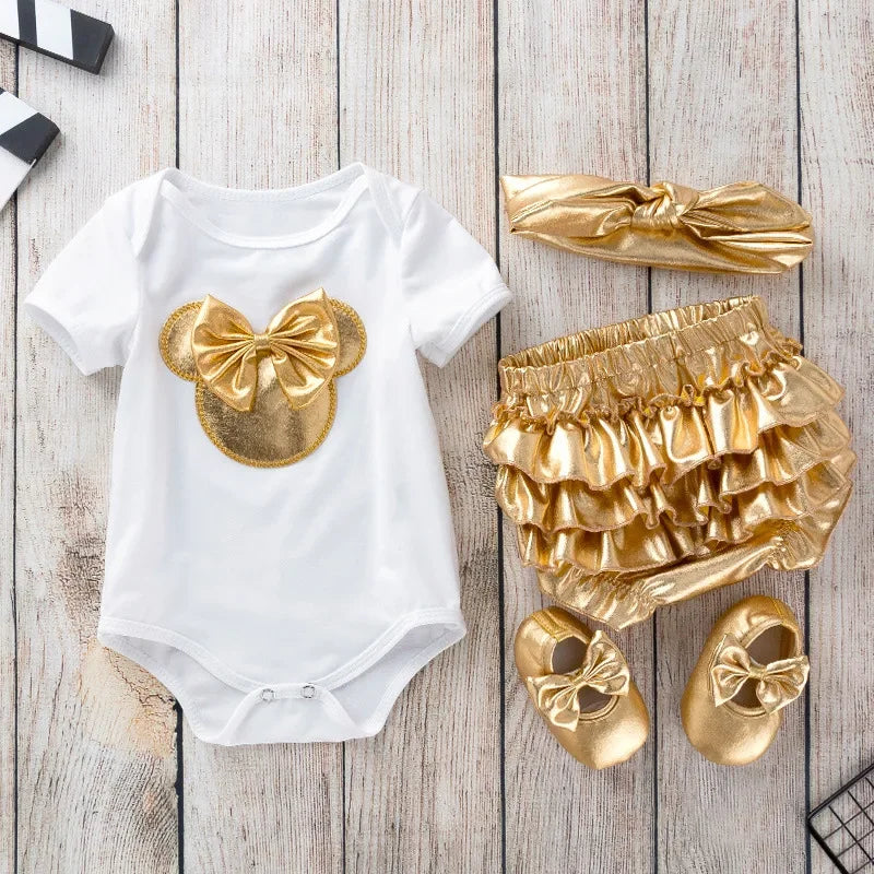 Newborn Baby Clothes Bodysuit Newborn Top Short-Sleeve