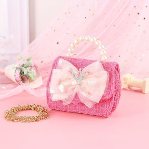 Bow Pearl Handbag - Cute As A Button Boutique