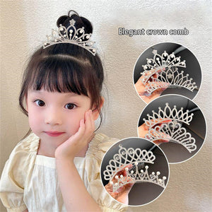 Crown Hair Comb Princess Pearl - Cute As A Button Boutique