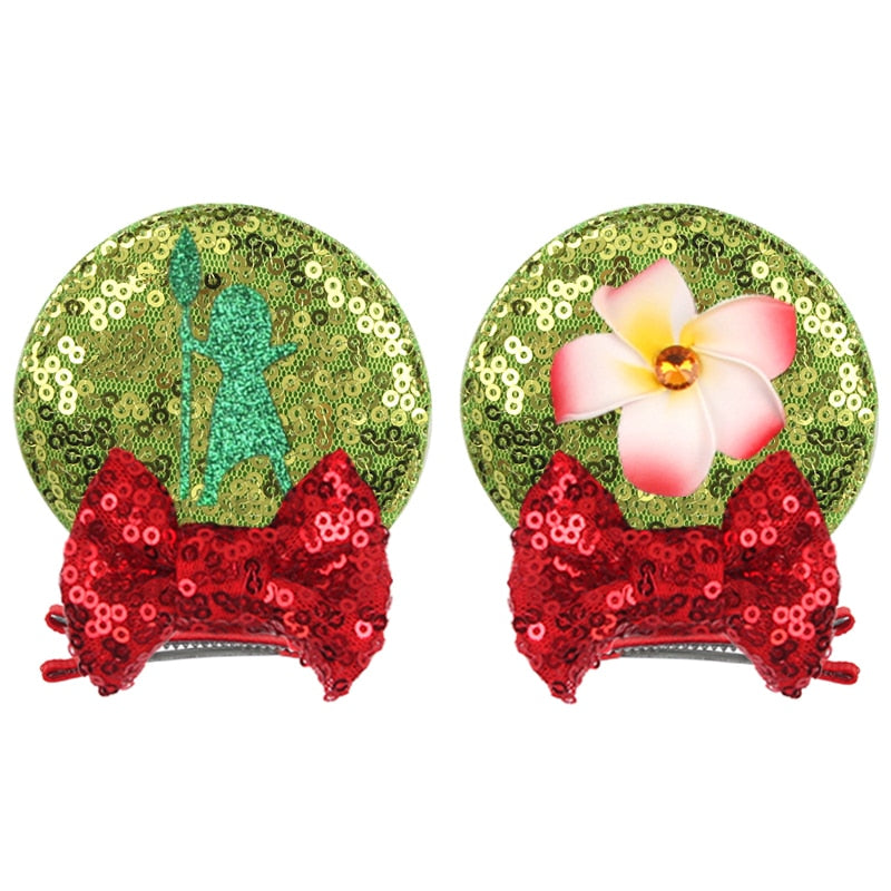 Ears Bow Hair Clips - Cute As A Button Boutique