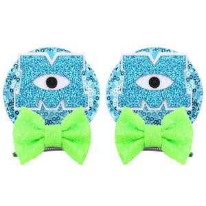 Ears Bow Hair Clips - Cute As A Button Boutique