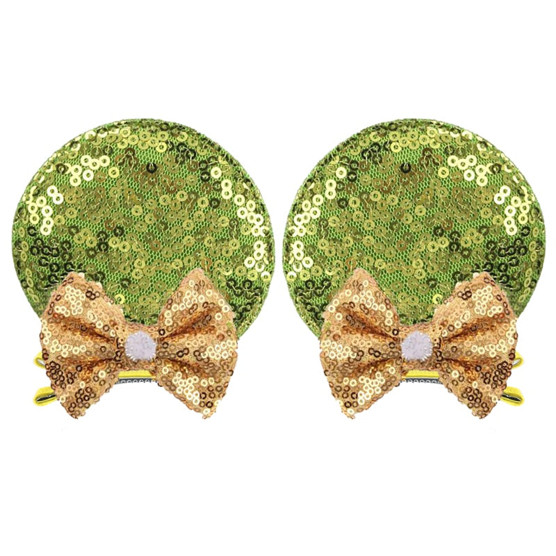 Ears Bow Hair Clips - Cute As A Button Boutique