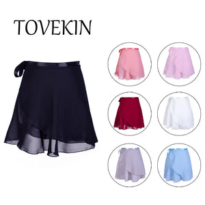 Ballet Dance Chiffon Skirt Pure Color - Cute As A Button Boutique