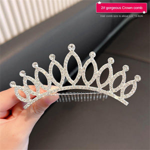 Crown Hair Comb Princess Pearl - Cute As A Button Boutique