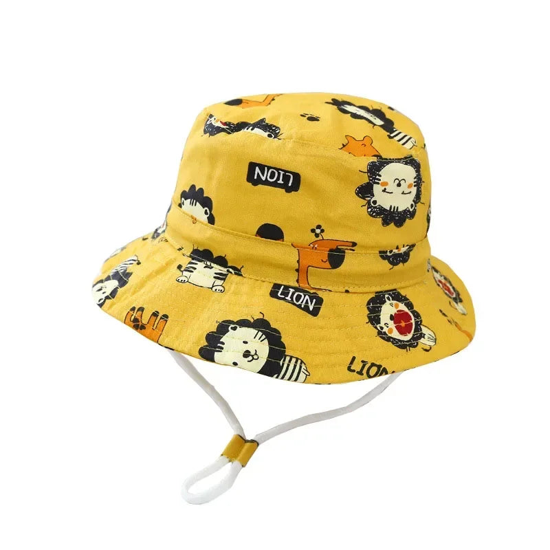 Summer Baby Girls Boys Fisherman Cap Outdoor Children Bucket Hats