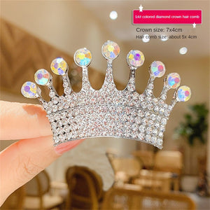 Crown Hair Comb Princess Pearl - Cute As A Button Boutique