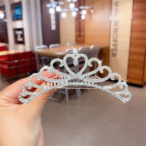 Crown Hair Comb Princess Pearl - Cute As A Button Boutique