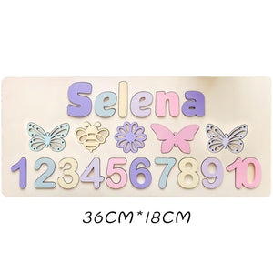 Name Puzzle for Kids Personalized Baby Gifts - Cute As A Button Boutique