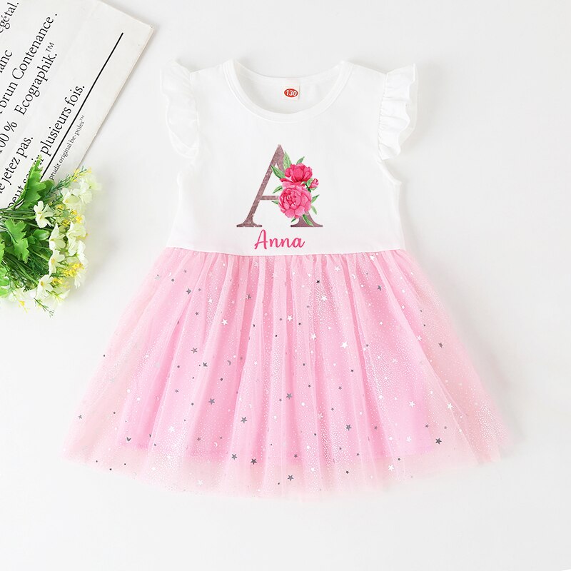 Personalised Baby Girls Dress - Cute As A Button Boutique