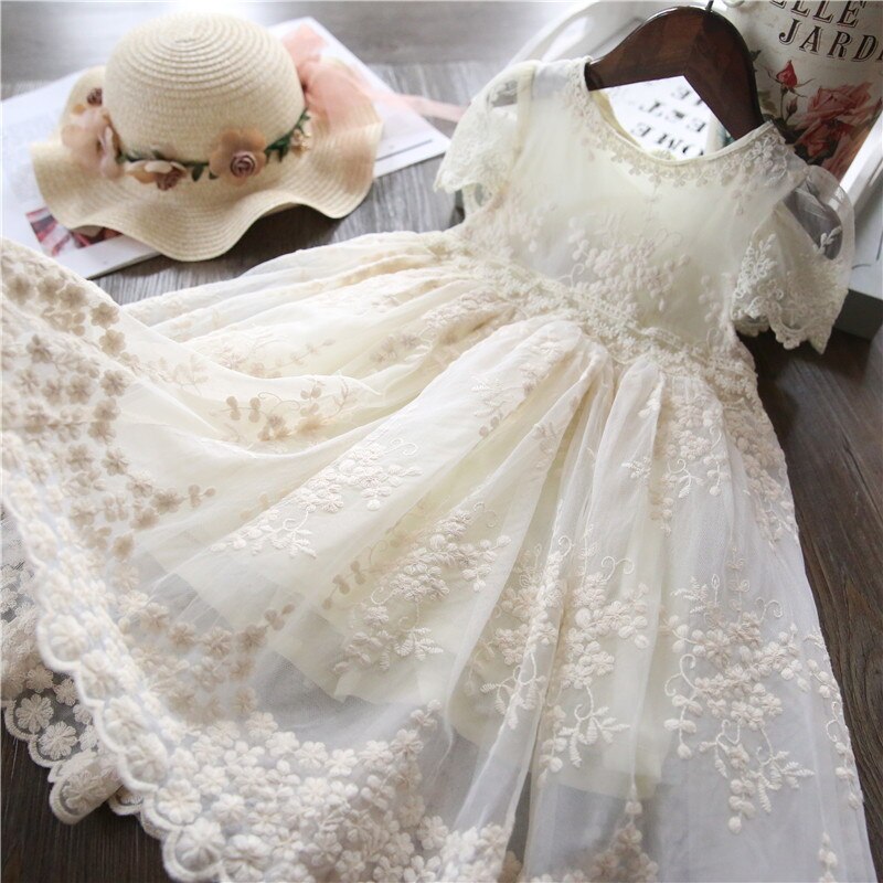 Elegant Lace Flower Dress - Cute As A Button Boutique