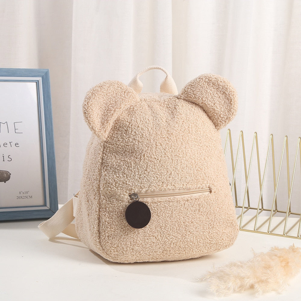 Cute Bear Pattern Backpack Plush - Cute As A Button Boutique