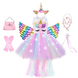 Unicorn Dresses with LED Lights - Cute As A Button Boutique