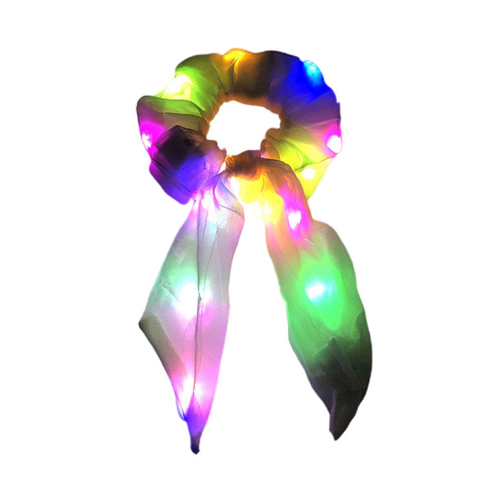 LED Luminous Hair Band Scrunchies - Cute As A Button Boutique