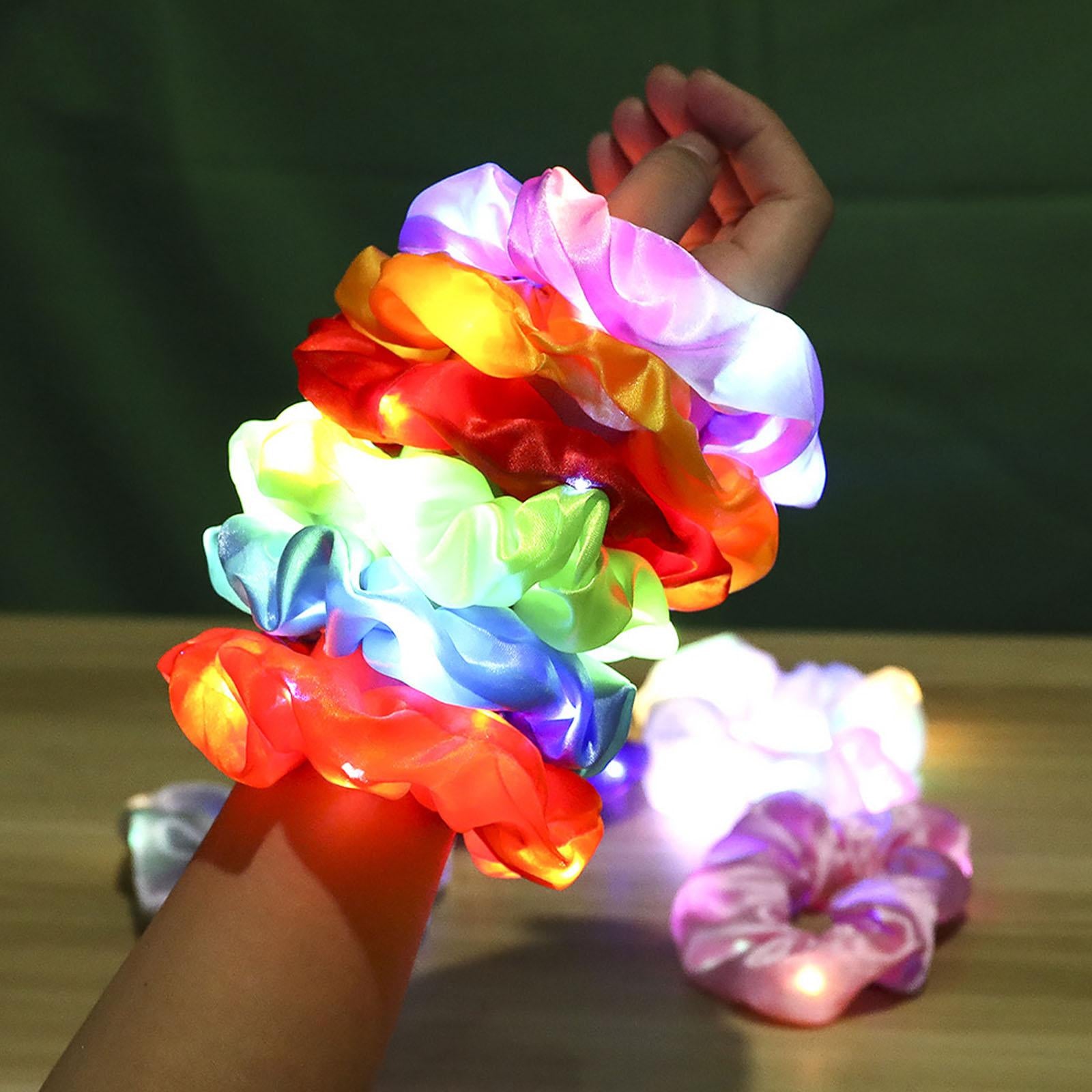 LED Luminous Hair Band Scrunchies - Cute As A Button Boutique