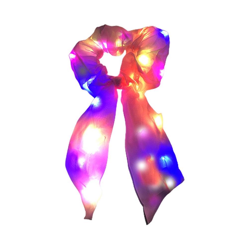 LED Luminous Hair Band Scrunchies - Cute As A Button Boutique