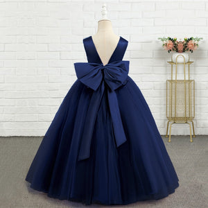 Elegant Girl Bow Dress - Cute As A Button Boutique