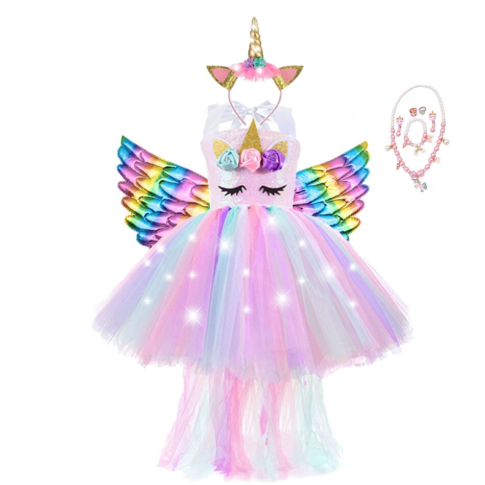 Unicorn Dresses with LED Lights - Cute As A Button Boutique