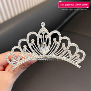 Crown Hair Comb Princess Pearl - Cute As A Button Boutique