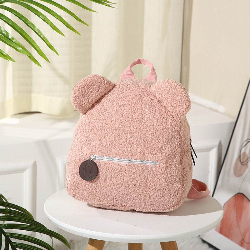 Cute Bear Pattern Backpack Plush - Cute As A Button Boutique