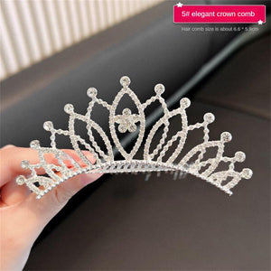 Crown Hair Comb Princess Pearl - Cute As A Button Boutique