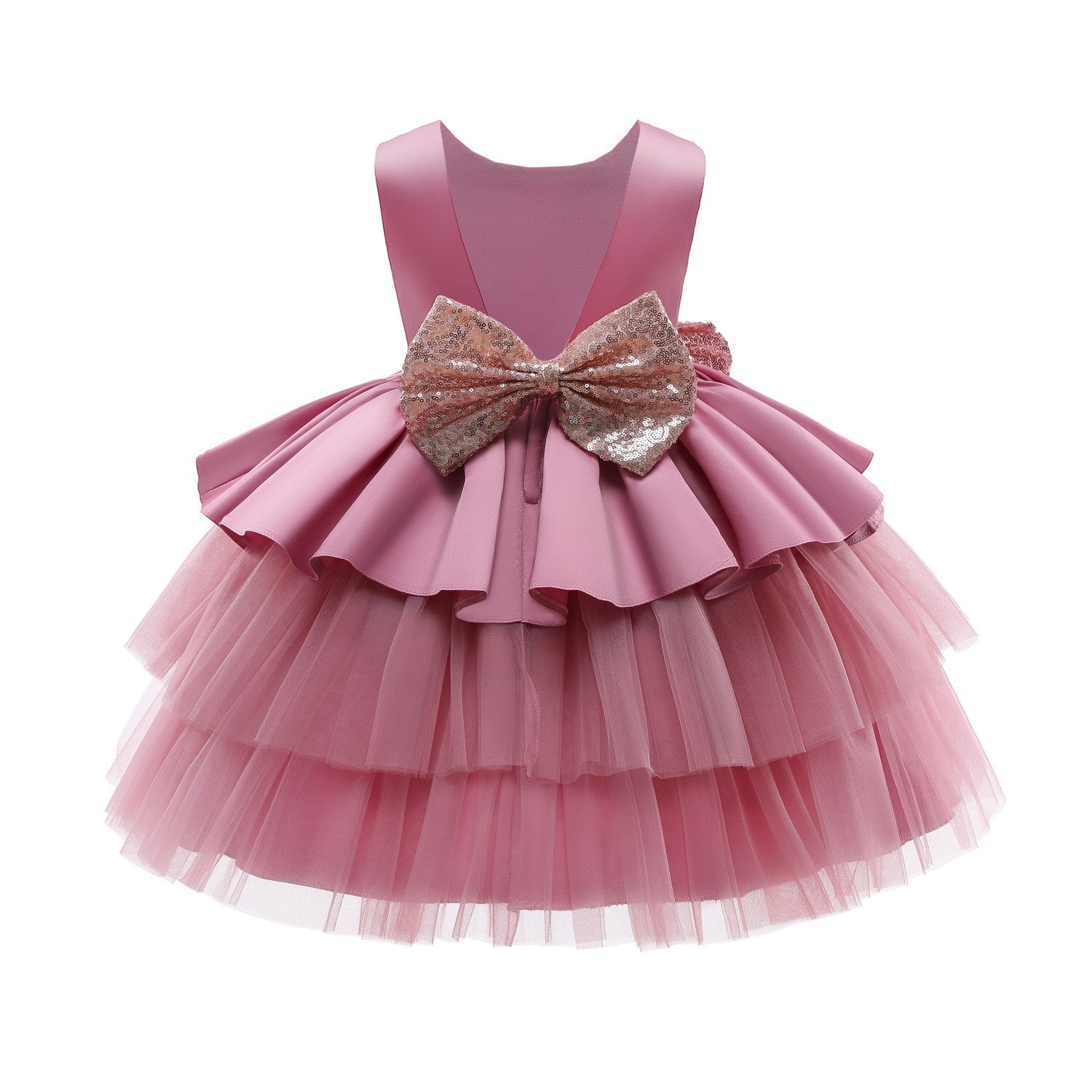 Toddler Baby Girls Princess Dress - Cute As A Button Boutique