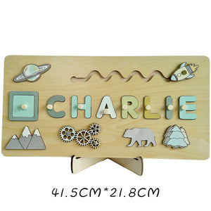 Name Puzzle for Kids Personalized Baby Gifts - Cute As A Button Boutique