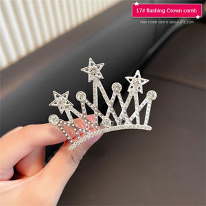 Crown Hair Comb Princess Pearl - Cute As A Button Boutique