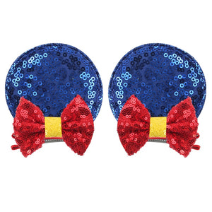 Ears Bow Hair Clips - Cute As A Button Boutique