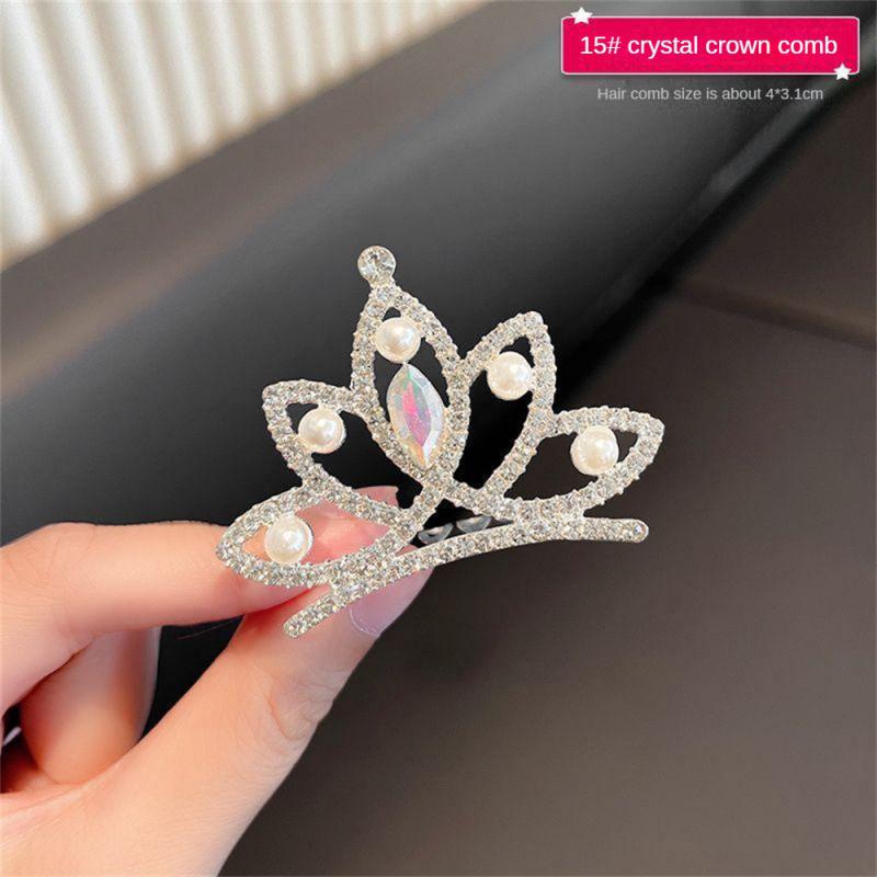 Crown Hair Comb Princess Pearl - Cute As A Button Boutique