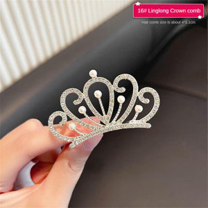 Crown Hair Comb Princess Pearl - Cute As A Button Boutique