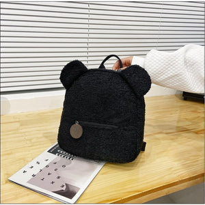 Cute Bear Pattern Backpack Plush - Cute As A Button Boutique