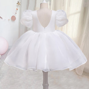 Elegant Girl Fluffy Dress - Cute As A Button Boutique