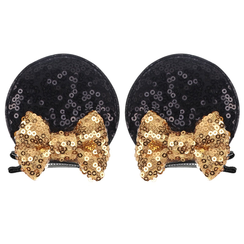 Ears Bow Hair Clips - Cute As A Button Boutique