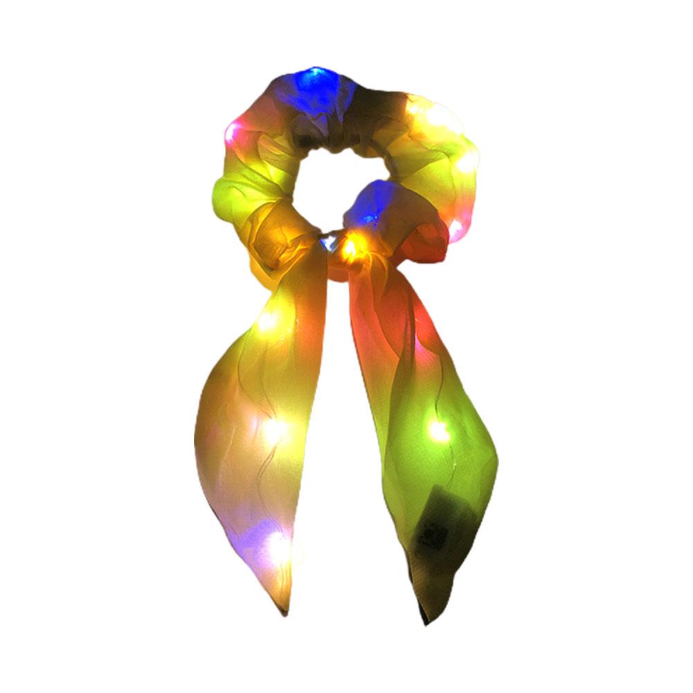 LED Luminous Hair Band Scrunchies - Cute As A Button Boutique