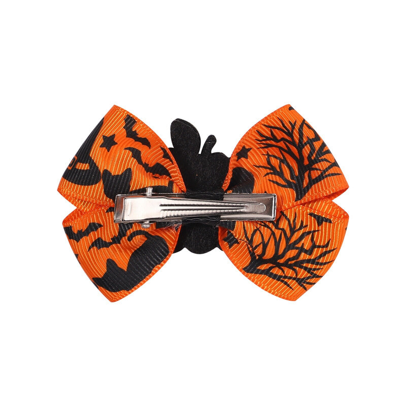 Halloween Fun Spider Pumpkin Hair Clip Happy 2023 Halloween Party Kids Favor Trick Or Treat Halloween Hair Accessories - Cute As A Button Boutique