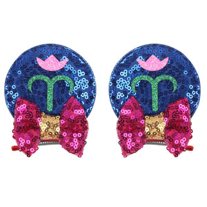 Ears Bow Hair Clips - Cute As A Button Boutique