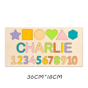 Name Puzzle for Kids Personalized Baby Gifts - Cute As A Button Boutique