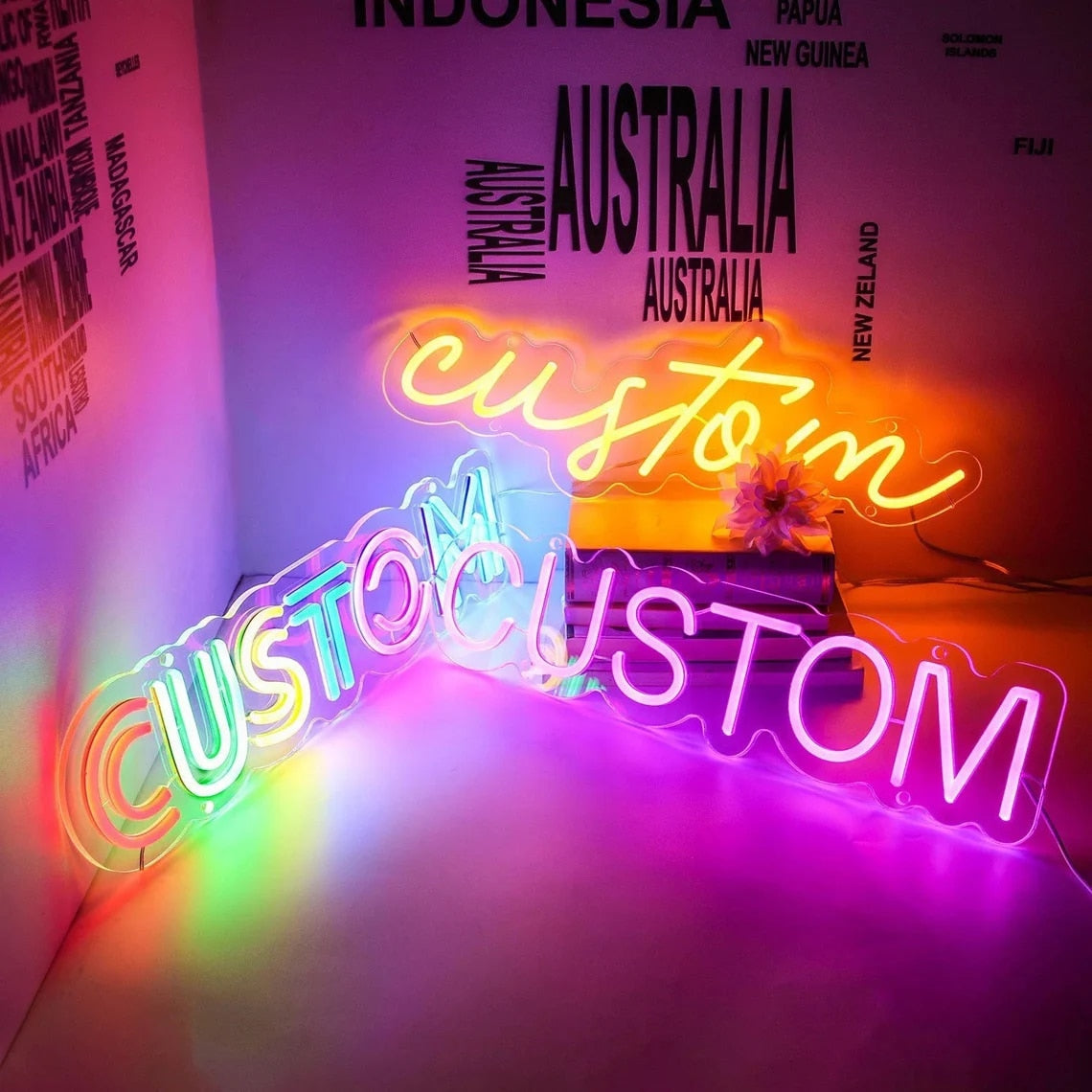 Custom Neon Sign Name - Cute As A Button Boutique