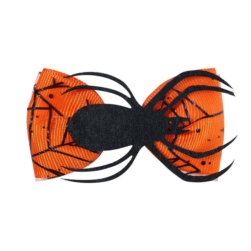 Halloween Fun Spider Pumpkin Hair Clip Happy 2023 Halloween Party Kids Favor Trick Or Treat Halloween Hair Accessories - Cute As A Button Boutique